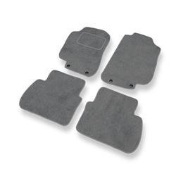 Velurové koberečky pro Saab 9-5 I (1997-2010) - autokoberece - rohožky - DGS Autodywan - šedá