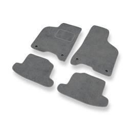 Velurové koberečky pro Seat Arosa I, II (1997-2004) - autokoberece - rohožky - DGS Autodywan - šedá