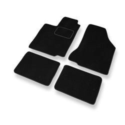 Velurové koberečky pro Seat Ibiza II (1993-2002) - autokoberece - rohožky - DGS Autodywan - černá