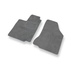 Velurové koberečky pro Seat Ibiza II (1993-2002) - autokoberece - rohožky - DGS Autodywan - šedá
