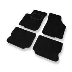 Velurové koberečky pro Seat Leon I (1998-2006) - autokoberece - rohožky - DGS Autodywan - černá