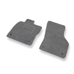 Velurové koberečky pro Seat Leon III (2013-2020) - autokoberece - rohožky - DGS Autodywan - šedá