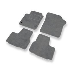 Velurové koberečky pro Skoda Citigo I (2011-2020) - autokoberece - rohožky - DGS Autodywan - šedá