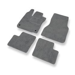 Velurové koberečky pro Smart ForFour II (2014-....) - autokoberece - rohožky - DGS Autodywan - šedá