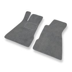 Velurové koberečky pro Smart Roadster I (2002-2006) - autokoberece - rohožky - DGS Autodywan - šedá