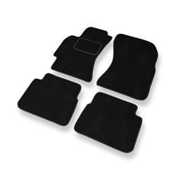 Velurové koberečky pro Subaru Forester III (2008-2013) - autokoberece - rohožky - DGS Autodywan - černá