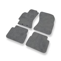 Velurové koberečky pro Subaru Forester III (2008-2013) - autokoberece - rohožky - DGS Autodywan - šedá