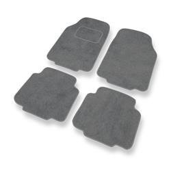 Velurové koberečky pro Subaru Justy IV (2007-2010) - autokoberece - rohožky - DGS Autodywan - šedá