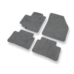 Velurové koberečky pro Suzuki Alto VI (2009-2014) - autokoberece - rohožky - DGS Autodywan - šedá