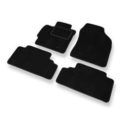 Velurové koberečky pro Toyota Auris I (2007-2012) - autokoberece - rohožky - DGS Autodywan - černá