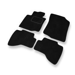 Velurové koberečky pro Toyota Aygo I (2005-2014) - autokoberece - rohožky - DGS Autodywan - černá