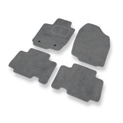 Velurové koberečky pro Toyota RAV4 III (2005-2012) - autokoberece - rohožky - DGS Autodywan - šedá