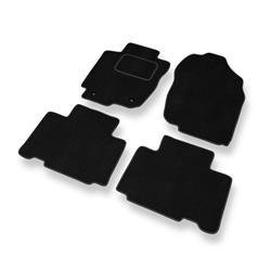 Velurové koberečky pro Toyota RAV4 IV (2012-2018) - autokoberece - rohožky - DGS Autodywan - černá