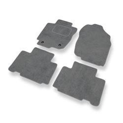 Velurové koberečky pro Toyota RAV4 IV (2012-2018) - autokoberece - rohožky - DGS Autodywan - šedá