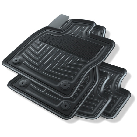 Gumové koberečky pro Seat Leon III (2012-2020) - autokoberece - vaničky - rohožky - Geyer & Hosaja - 900/4C