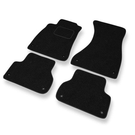 Plstěné koberečky pro Audi A4 B9 (2015-....) - autokoberece - rohožky - DGS Autodywan - černá