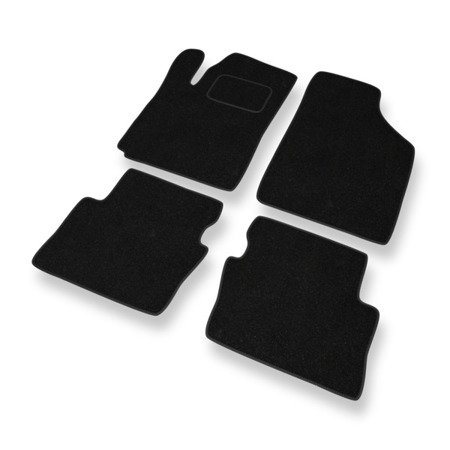 Plstěné koberečky pro Hyundai i10 I (2007-2012) - autokoberece - rohožky - DGS Autodywan - černá