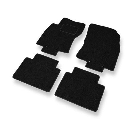 Plstěné koberečky pro Nissan X-trail III (2013-2022) - autokoberece - rohožky - DGS Autodywan - černá