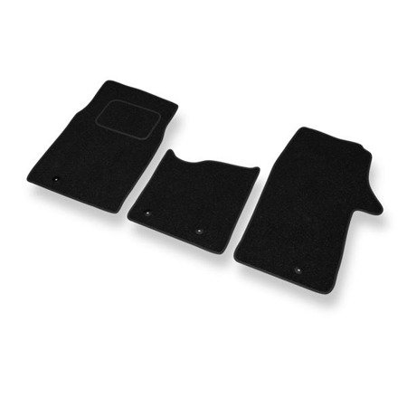 Plstěné koberečky pro Renault Trafic III (2014-....) - autokoberece - rohožky - DGS Autodywan - černá