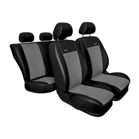 Potahy šité na míru pro Seat Alhambra Van (1996-2010) - návleky na autosedadla - Auto-Dekor - Premium - šedá