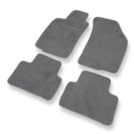 Velurové koberečky pro Alfa Romeo GT (2003-2010) - autokoberece - rohožky - DGS Autodywan - šedá