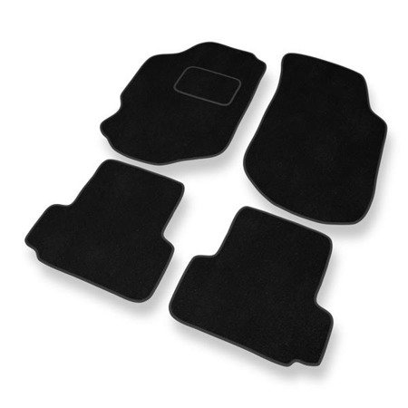 Velurové koberečky pro Ford Escort VI (1995-2000) - autokoberece - rohožky - DGS Autodywan - černá