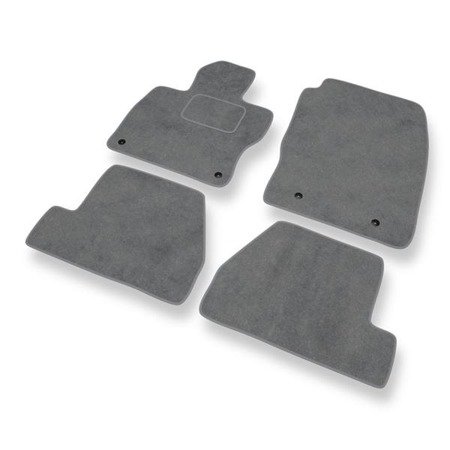 Velurové koberečky pro Ford Focus III (2010-2018) - autokoberece - rohožky - DGS Autodywan - šedá
