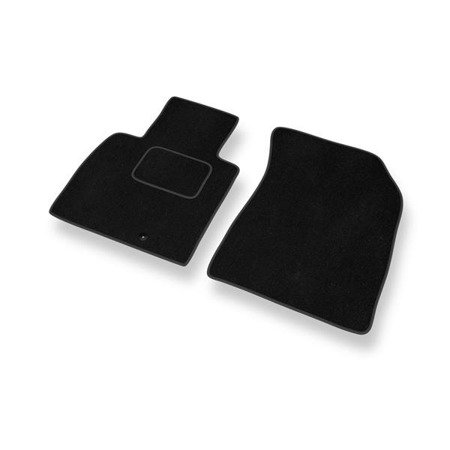 Velurové koberečky pro Nissan Micra IV (2010-2017) - autokoberece - rohožky - DGS Autodywan - černá