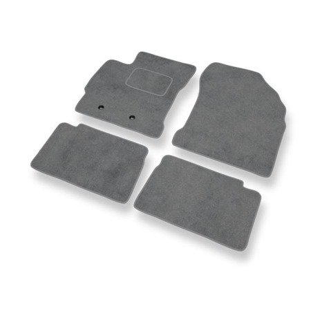 Velurové koberečky pro Toyota Auris II (2013-2018) - autokoberece - rohožky - DGS Autodywan - šedá