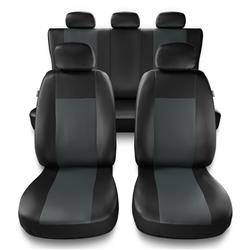 Univerzální autopotahy pro Mercedes-Benz Třída B W245, W246, W247 (2005-2019) - potahy na autosedadla - návleky na autosedačky - Auto-Dekor - Comfort - šedá