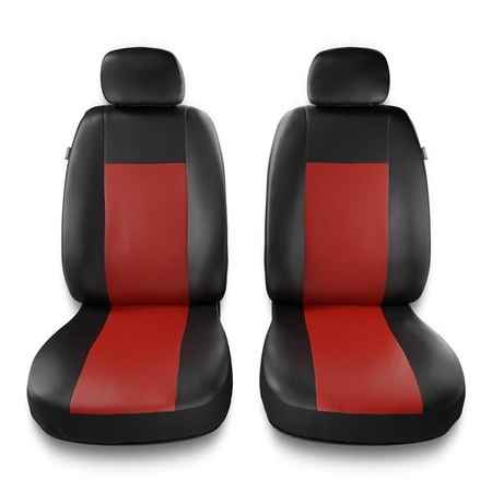 Univerzální autopotahy pro Alfa Romeo 166 I, II, III (1998-2007) - potahy na autosedadla - návleky na autosedačky - Auto-Dekor - Comfort 1+1 - červená