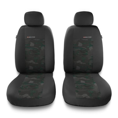 Univerzální autopotahy pro Kia Cerato (2004-2008) - potahy na autosedadla - návleky na autosedačky - Auto-Dekor - Elegance 1+1 - zelená