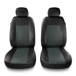Univerzální autopotahy pro Alfa Romeo Stelvio (2017-2019) - potahy na autosedadla - návleky na autosedačky - Auto-Dekor - Comfort 1+1 - šedá