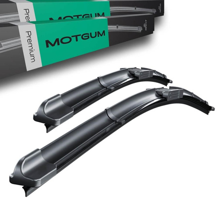 Automobilové stěrače na přední sklo pro Chevrolet Aveo I Hatchback, Sedan (02.2006-12.2011) - Motgum - listy ploché Premium