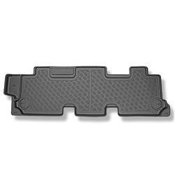 Koberčky TPE pro Volkswagen Transporter T5, T6, T6.1 Van (2003-2024) - autokoberce - vaničky - rohožky - Aristar - Cool liner - plná zadní část 3. řada (TT - 3. řada) - sada - 1 ks